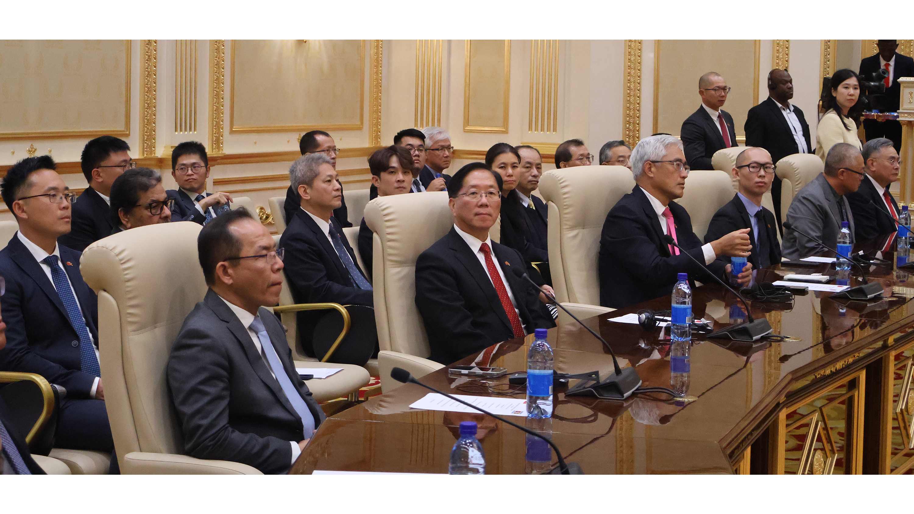 Members of the Taiwanese delegation and the Taiwanese Embassy in Eswatini. 